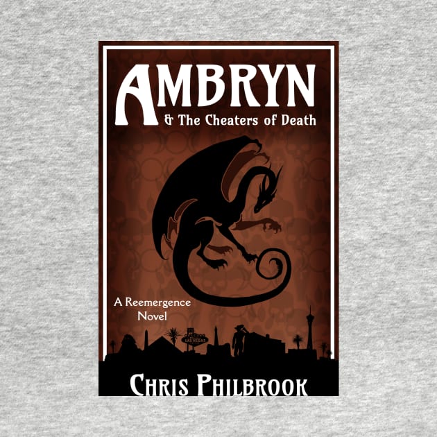 Ambryn & the Cheaters of Death - Reemergence Dragon Novel Book Cover by chrisphilbrook